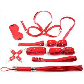 Bondage Box SM OBEDIENCE 10 Pieces Red