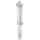 Dildo de Punho de Vidro Ice King 16,5 x 5,2cm