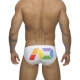 Boxer de bain Rainbow AD Blanc