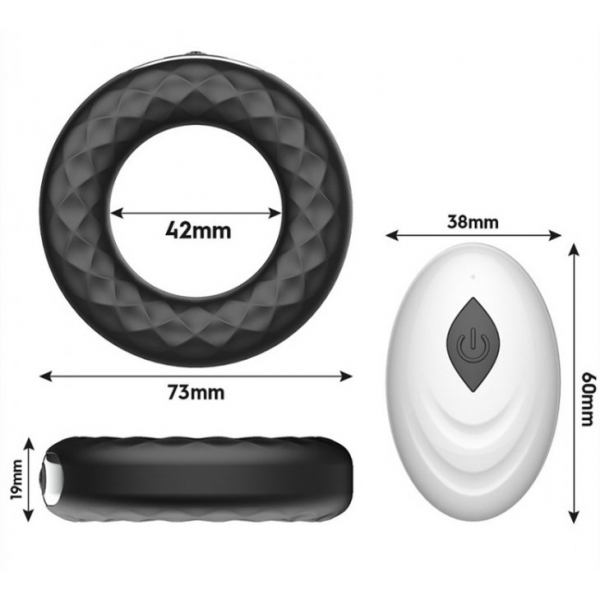 Cockring vibrante Atlas 42 mm