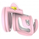 Cock Cuff chastity cage 7.5 x 3 cm Pink-White