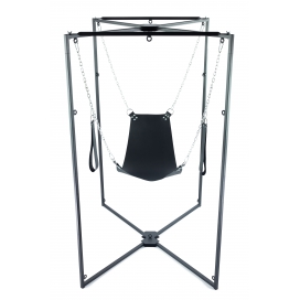 Kit Sling Cuir Triangle Noir Armature Black