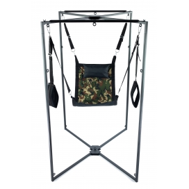 Mr Sling Pack Kit Sling Stoff Quadrat Camouflage Armatur Schwarz