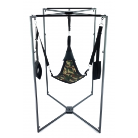 Kit Sling Tissu Triangle Camouflage Armature Black