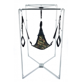 Kit Sling Tissu Triangle Camouflage Armature Grise