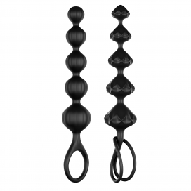 Chapelets Satisfyer Beads - Noirs 20.5 x 4 cm