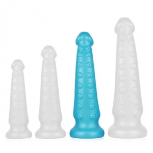 ToppedMonster Dildo Tentakel L 26 x 7cm Blauw