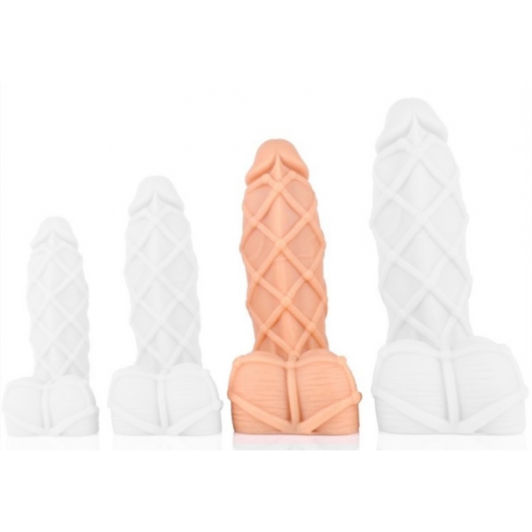 Dildo a griglia L 19 x 6 cm