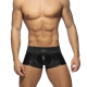 Sexy Boxer ALLOVER ZIP RUB Black