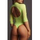 Brianna - Body con scollo a V - Verde