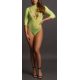 Body Brianna Cuello en V - Verde