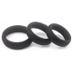 Set of 3 Thick Silicone Cockrings