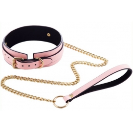 Collar luminoso rosa