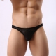 Tanga de encaje MANKINI Negro