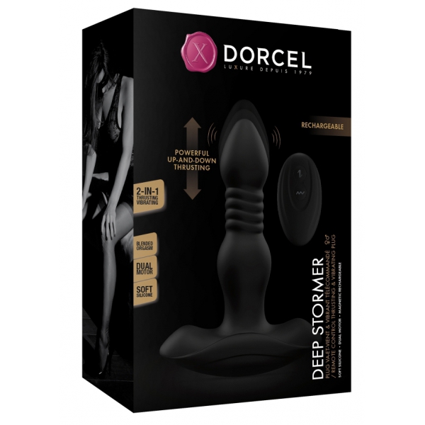 Spina vibrante Deep Stormer Dorcel 11,5 x 3,7 cm