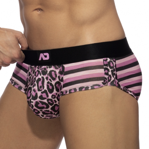 LEO STRIPE Pink Briefs