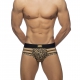 LEO STRIPE Brown Briefs