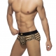 LEO STRIPE Brown Briefs