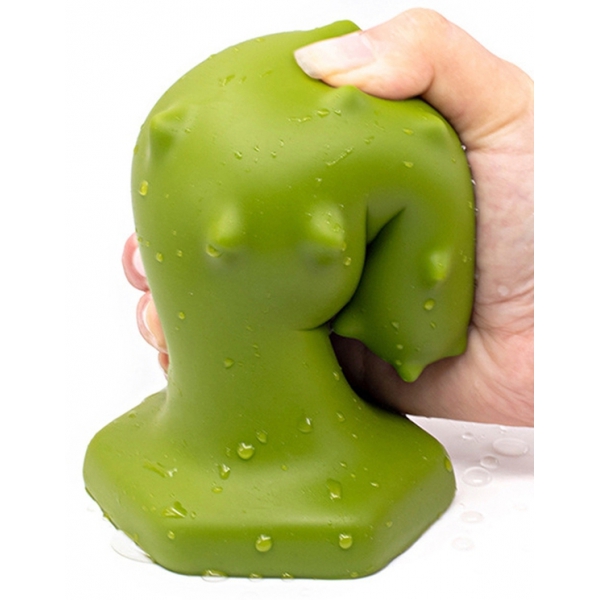 Monster Spike Spina in silicone L 14 x 5,5 cm Verde