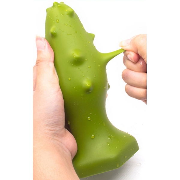 Monster Spike Spina in silicone L 14 x 5,5 cm Verde