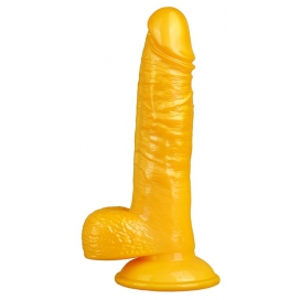 Realistische Dildo BILLY 16 x 4cm Oranje