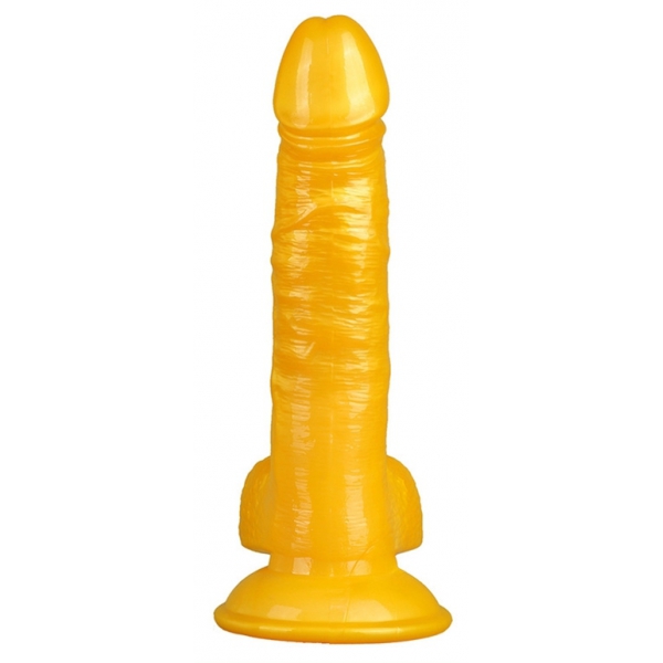 Dildo Realista BILLY 16 x 4cm Laranja