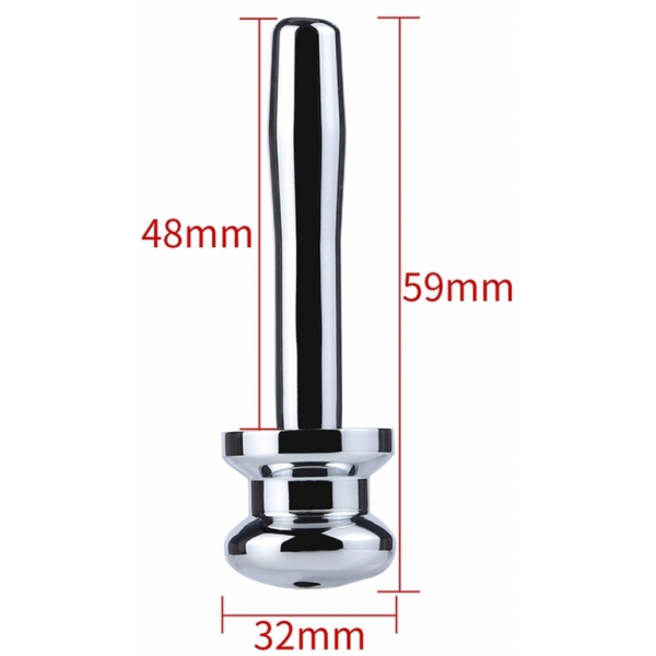 Hollow Penis Plug 5cm - Diameter 9mm