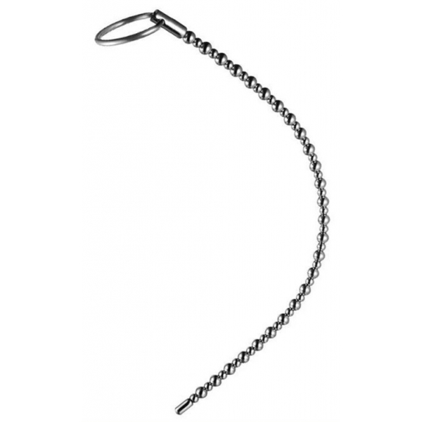 Tige d'urètre Beads Bent 18cm - Diamètre 8mm
