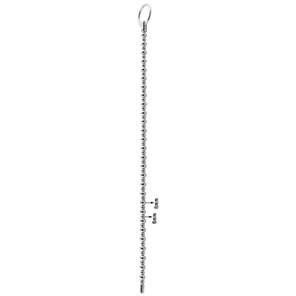 Tige d'urètre Beads Bent 35cm - Diamètre 8mm