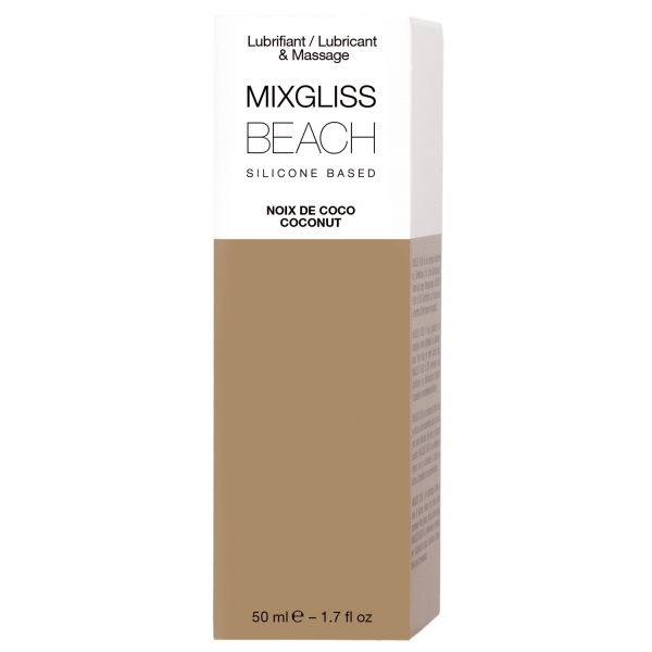 MixGliss Beach Lubrificante al silicone - Cocco 50ml
