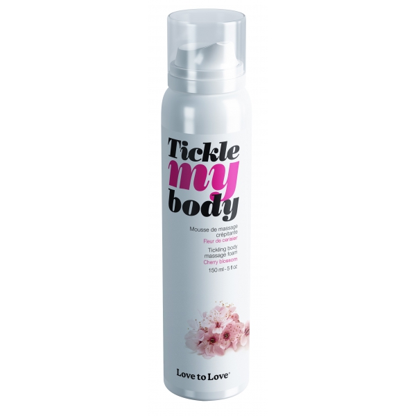 Mousse de massage crépitante Tickle My Body Fleur de Cerisier 150ml