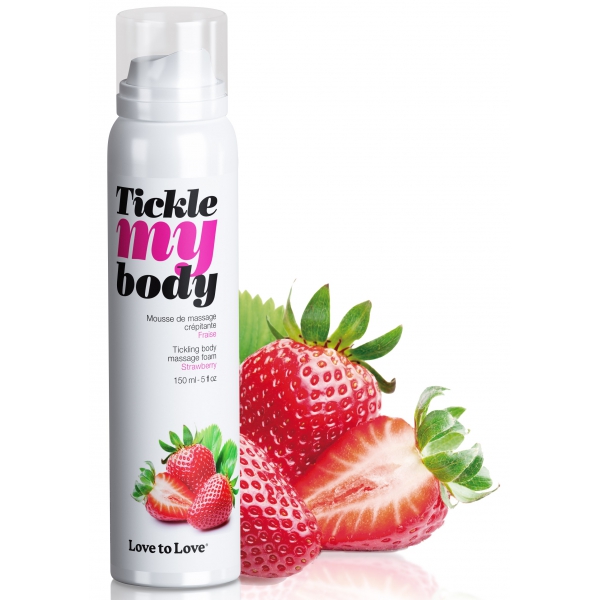 Solletico il mio corpo Schiuma da massaggio alla fragola 150ml