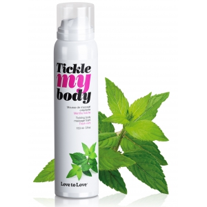 Love to Love Knisternder Massageschaum Tickle My Body Mint 150ml