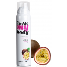 Love to Love Tickle My Body Passion Fruit Massage Foam 150ml