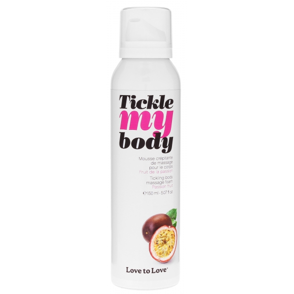 Tickle My Body Passion Fruit Massage Foam 150ml