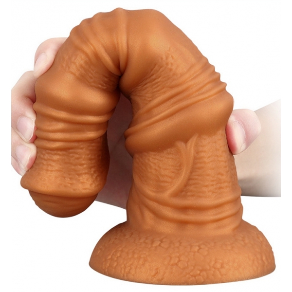 Dildo de silicone RibHorse 21 x 5,5cm