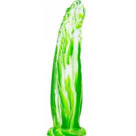 KOAL Dildo 25 x 6cm Verde-Bianco