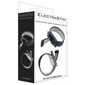 Cockring and Ballstretcher Bands Electrostim Electrosex 70mm