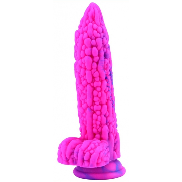 Kukur Dildo 16 x 4cm Rosa-Blau