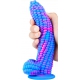 Dildo Corn 16 x 4cm Blau-Rosa