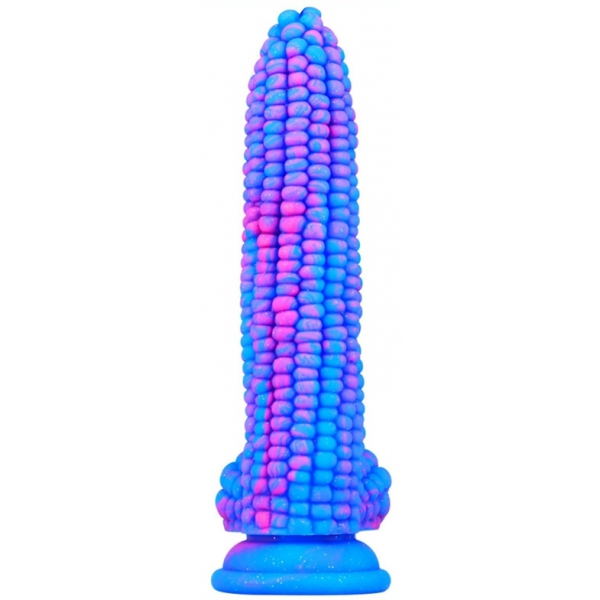 Dildo Maïs 16 x 4cm Blauw-Roze