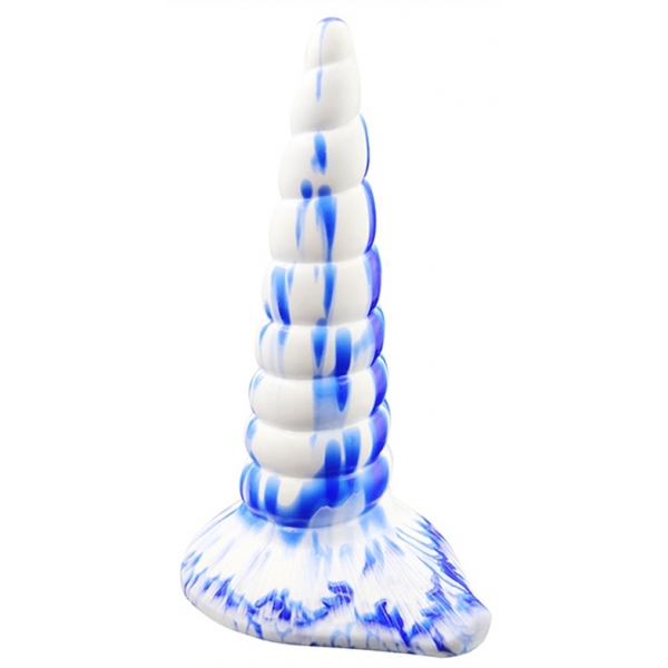 Spina colorata Unicorno 18 x 6 cm Blu-Bianco