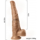 Dildo StudHorse 32 x8cm Castanho