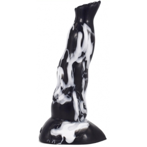 F*CK MY COLOR Dildo Lupkal 19 x 5,5 cm Nero-Bianco