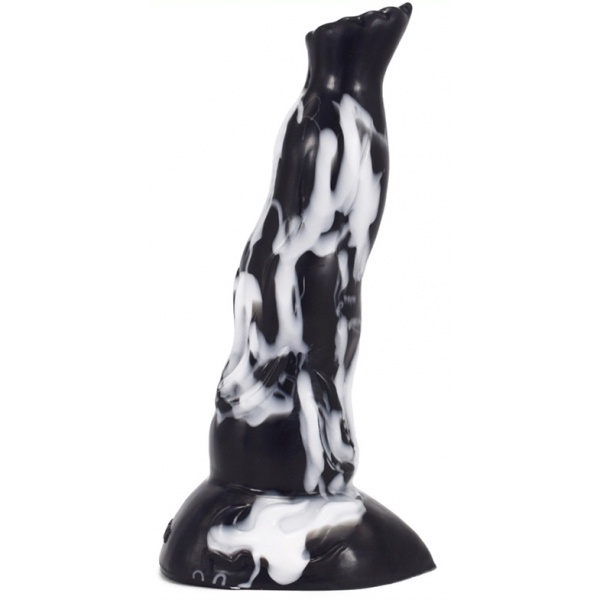 Dildo Lupkal 19 x 5.5cm Black-White