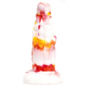 F*CK MY COLOR Dildo Pythor 17 x 6cm White-Orange