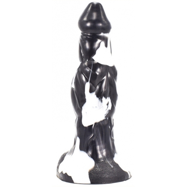 Dildo Wolorz 20 x 6cm Branco-Preto