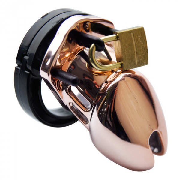 Chastity cage Bronze color