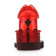 Adjustable chastity cage 10 x 3.5cm Red