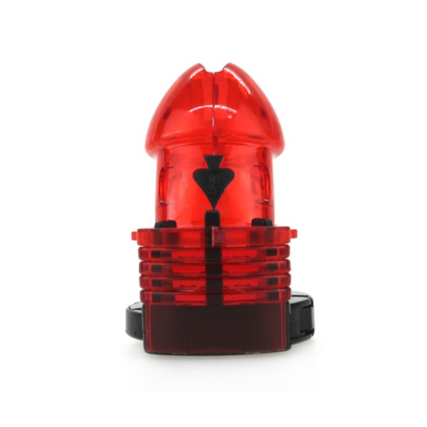 Adjustable chastity cage 10 x 3.5cm Red